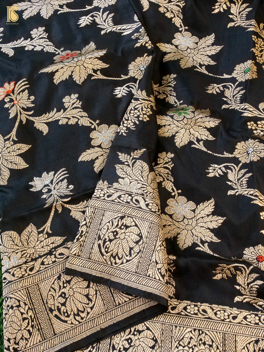 Handwoven Banarasi Katan Silk Kadwa Dupatta