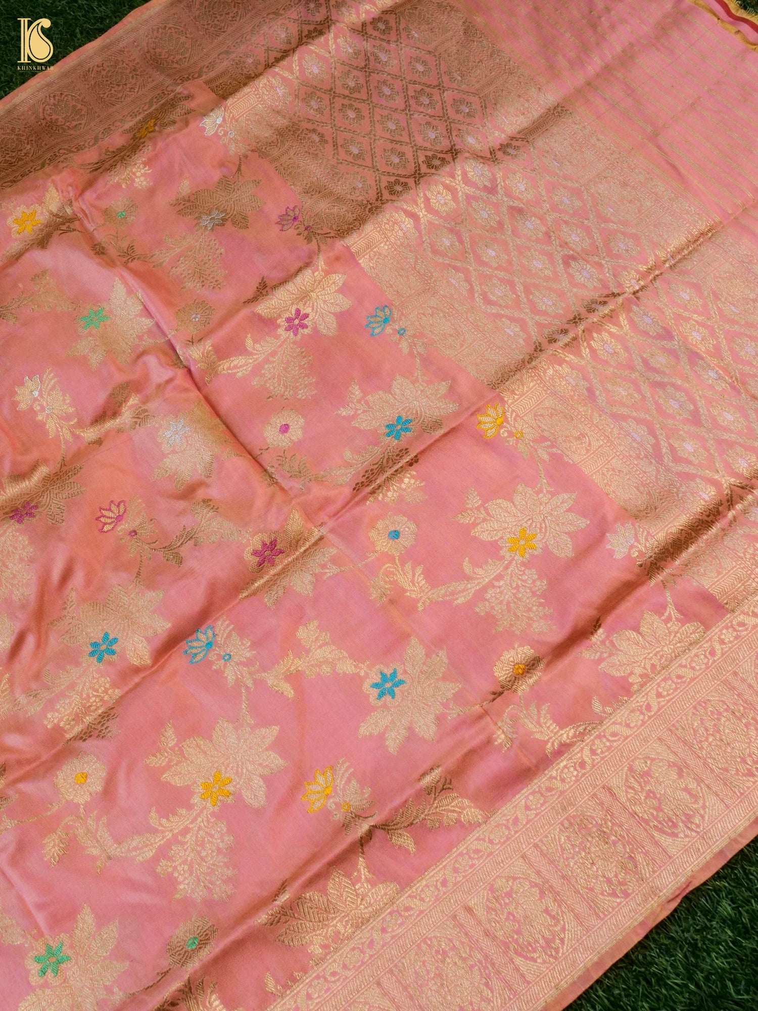 Handwoven Banarasi Katan Silk Kadwa Dupatta