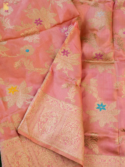 Handwoven Banarasi Katan Silk Kadwa Dupatta