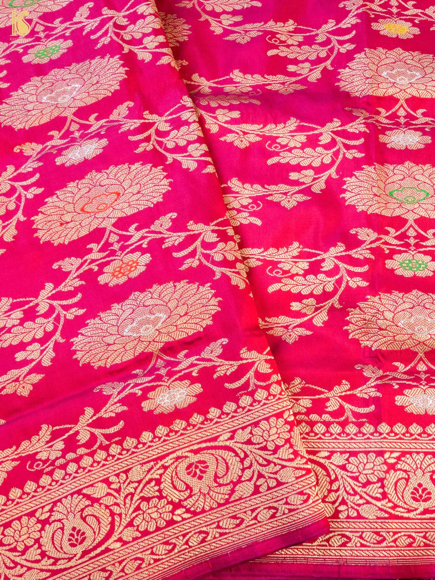 Handwoven Banarasi Katan Silk Kadwa Dupatta