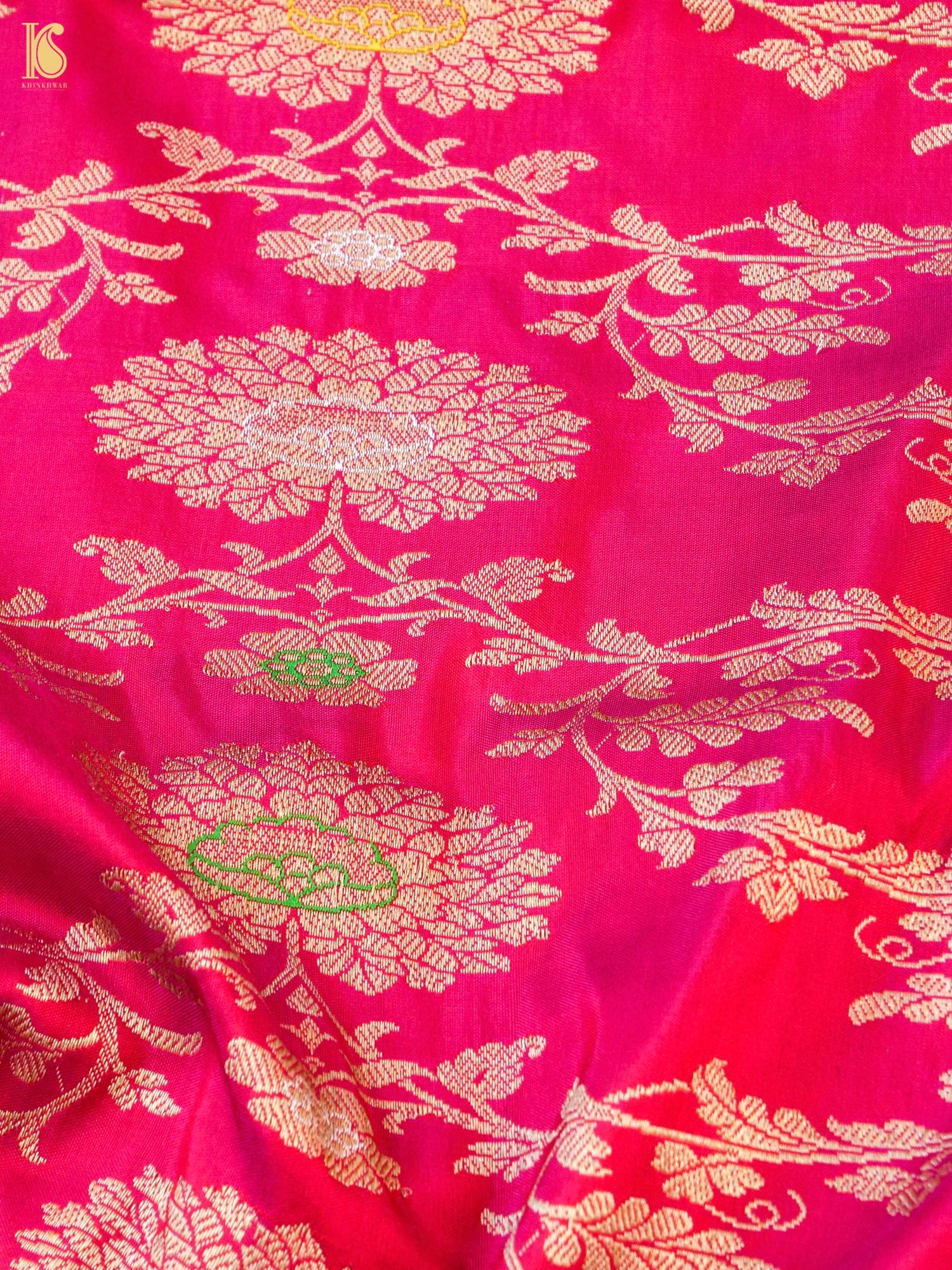 Handwoven Banarasi Katan Silk Kadwa Dupatta