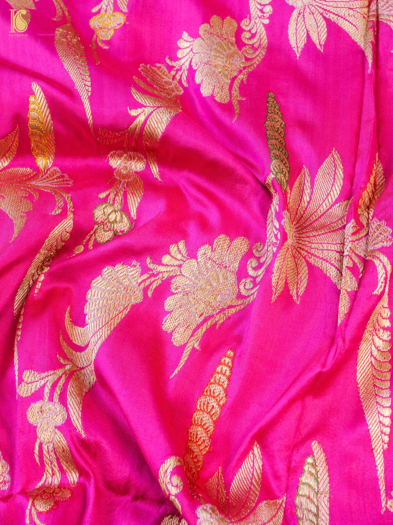 Handwoven Banarasi Katan Silk Kadwa Dupatta