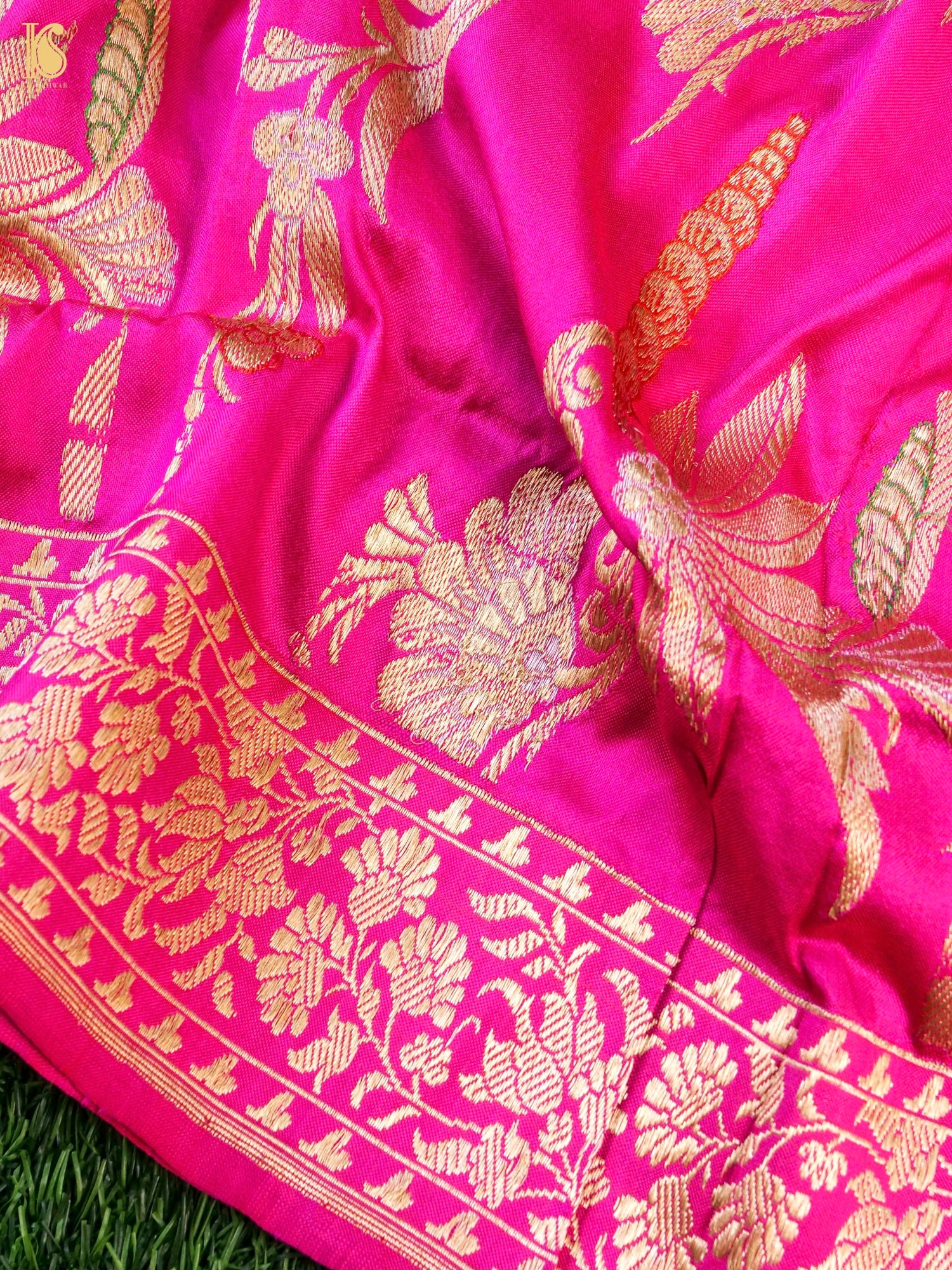 Handwoven Banarasi Katan Silk Kadwa Dupatta