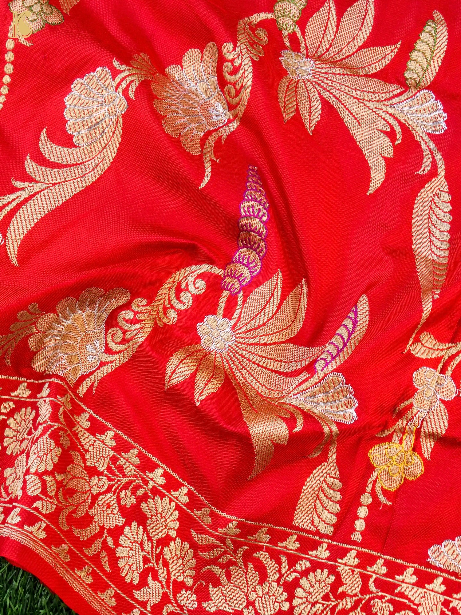 Handwoven Banarasi Katan Silk Kadwa Dupatta