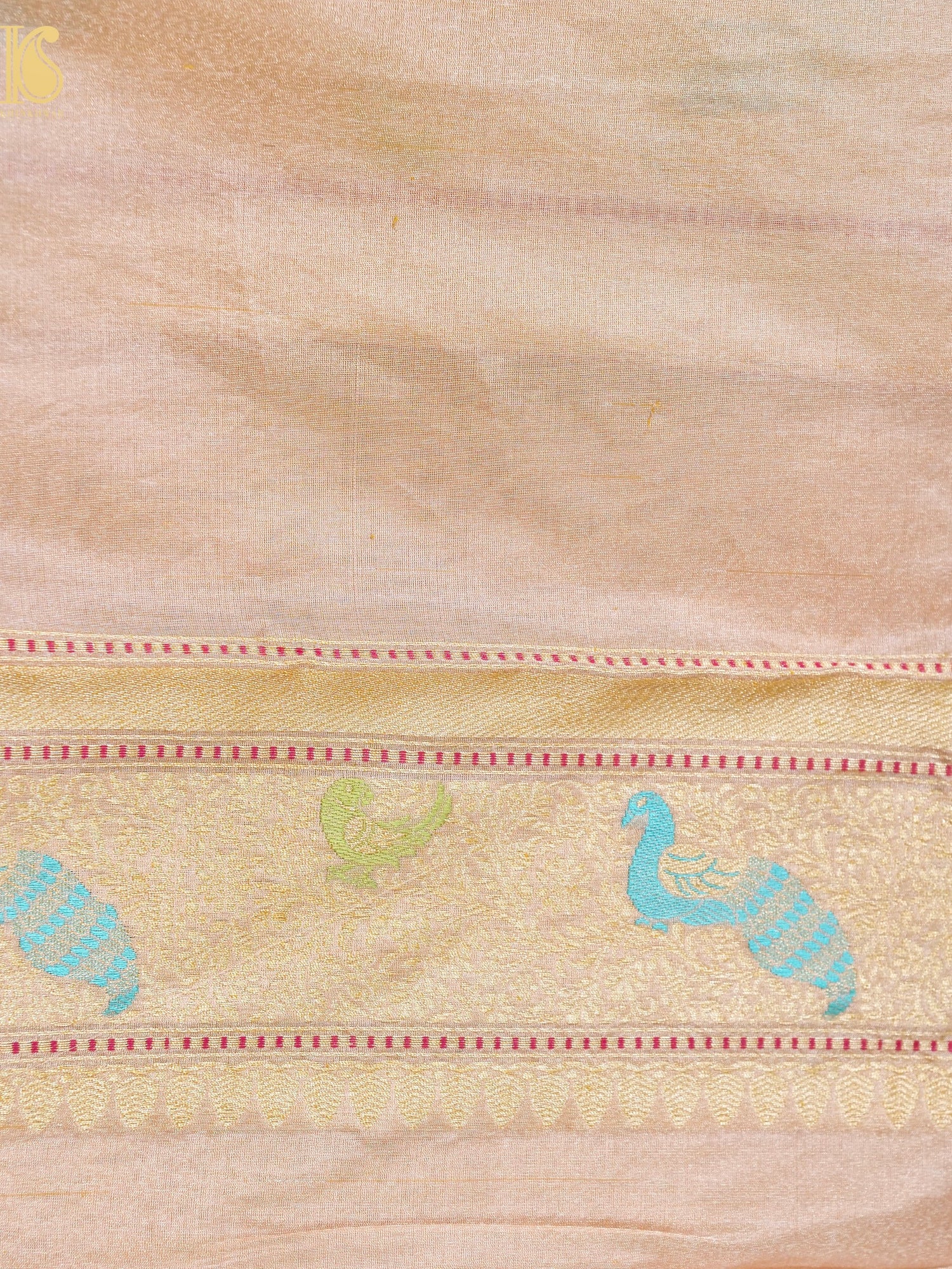 Tissue Silk Handwoven Banarasi Shikargah Saree