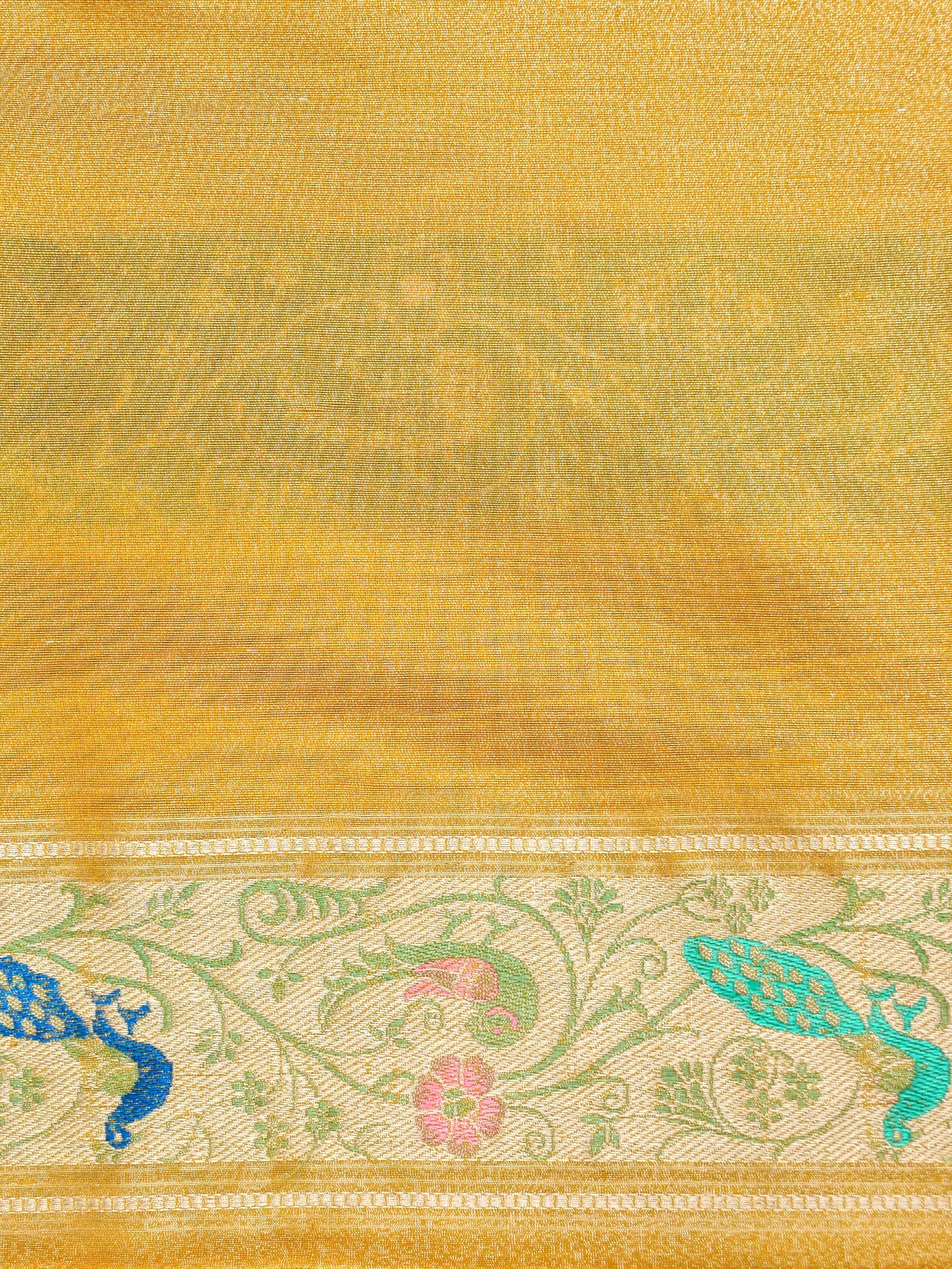 Tissue Silk Handwoven Banarasi Shikargah Saree