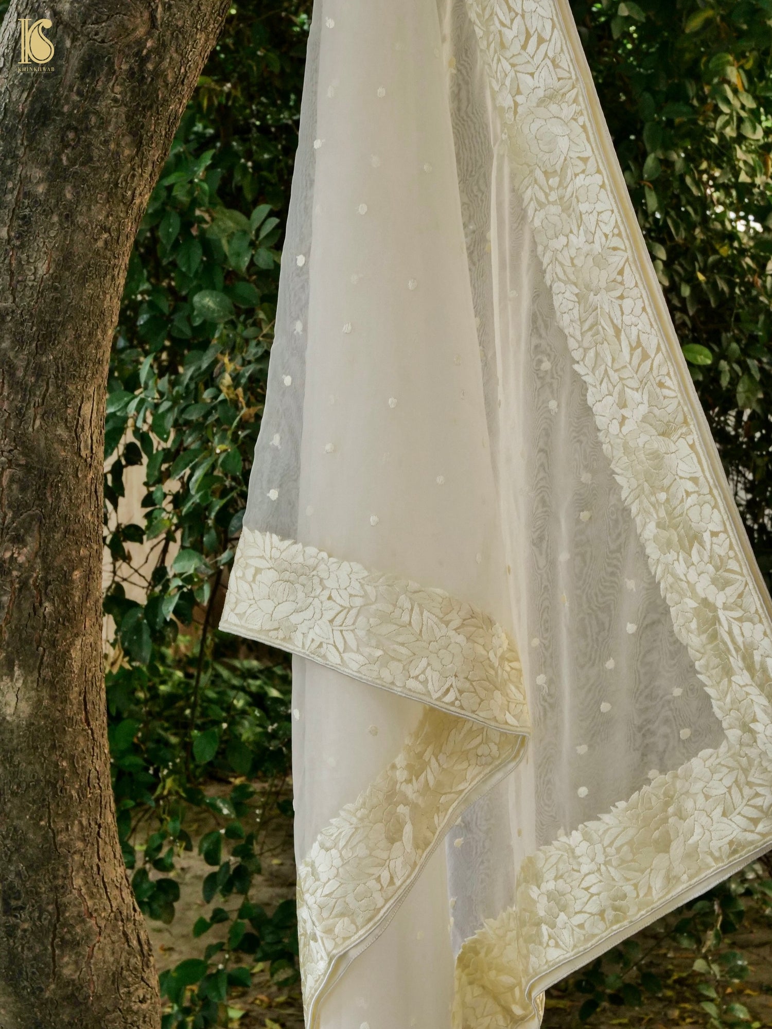 Parsi Gara Pure Organza Dupatta