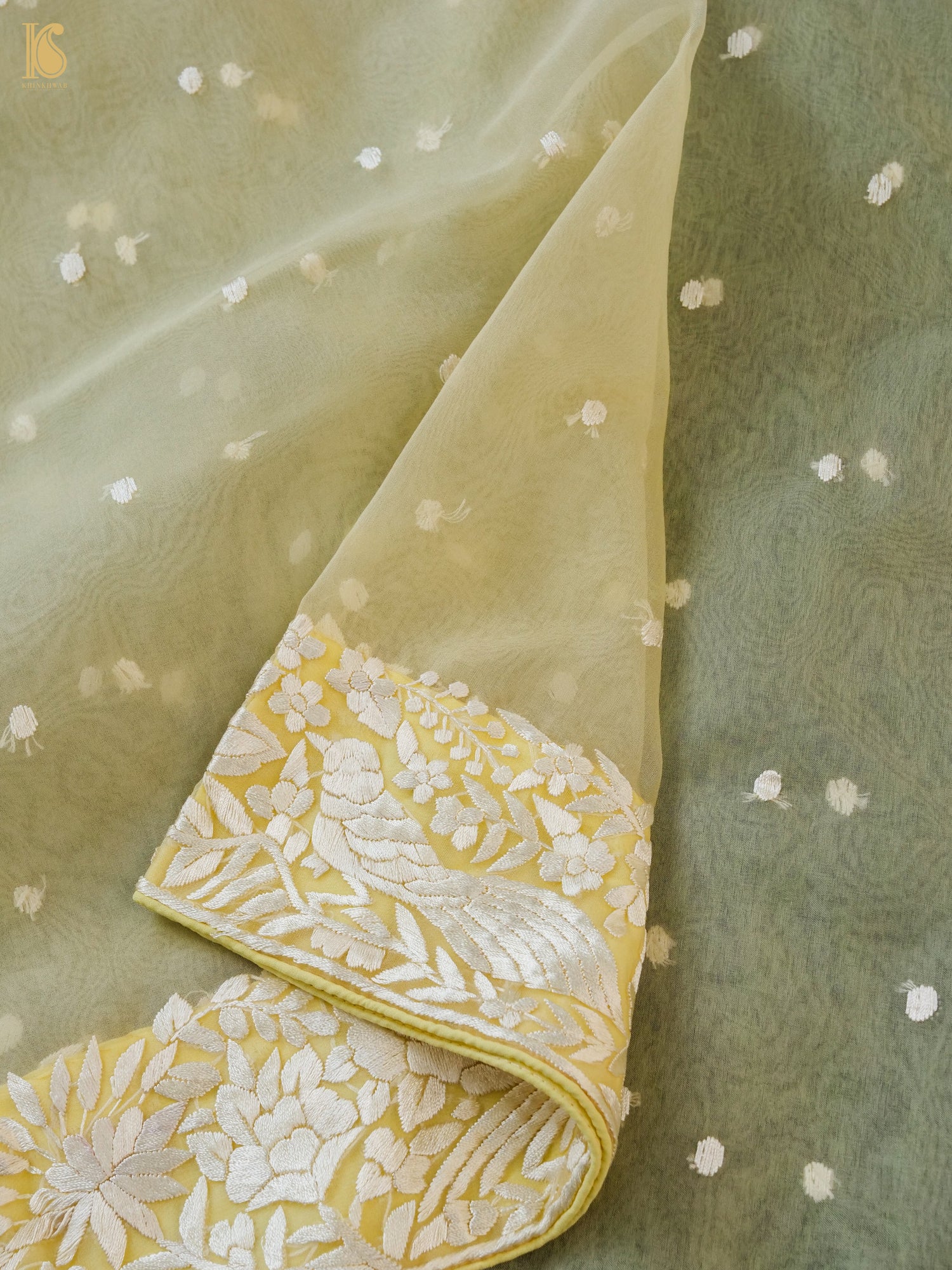 Parsi Gara Pure Organza Dupatta