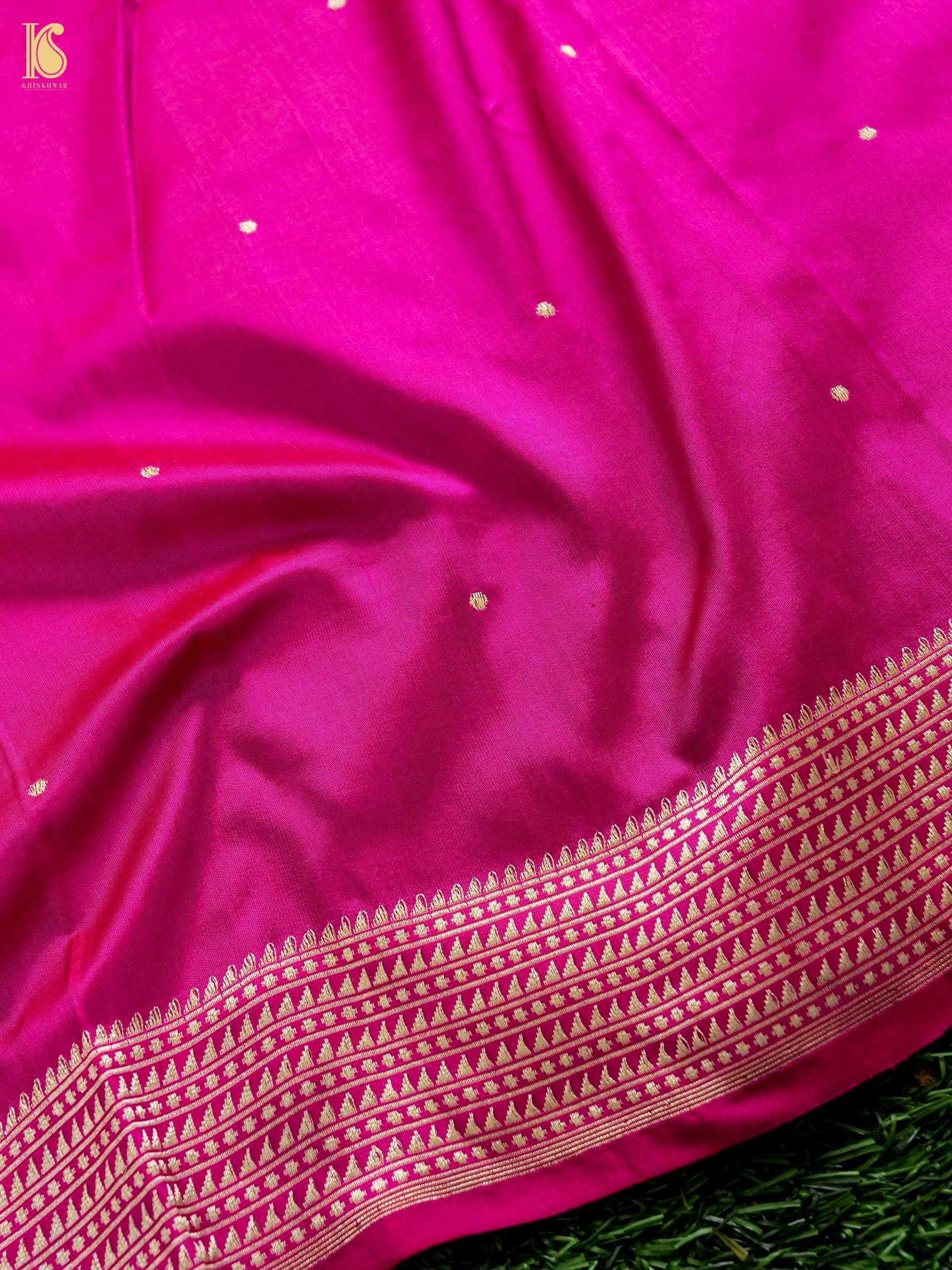 Handwoven Banarasi Katan Silk Suit Fabric Set