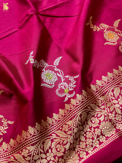 Handwoven Banarasi Katan Silk Suit Fabric Set