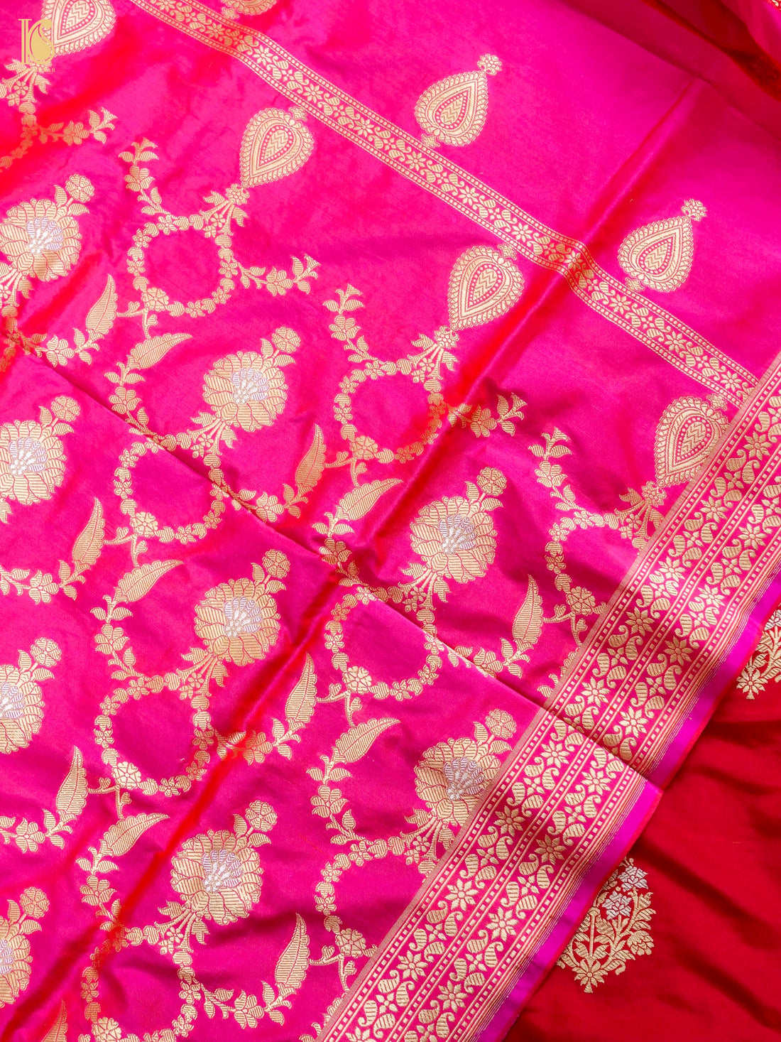 Handwoven Banarasi Katan Silk Suit Fabric Set