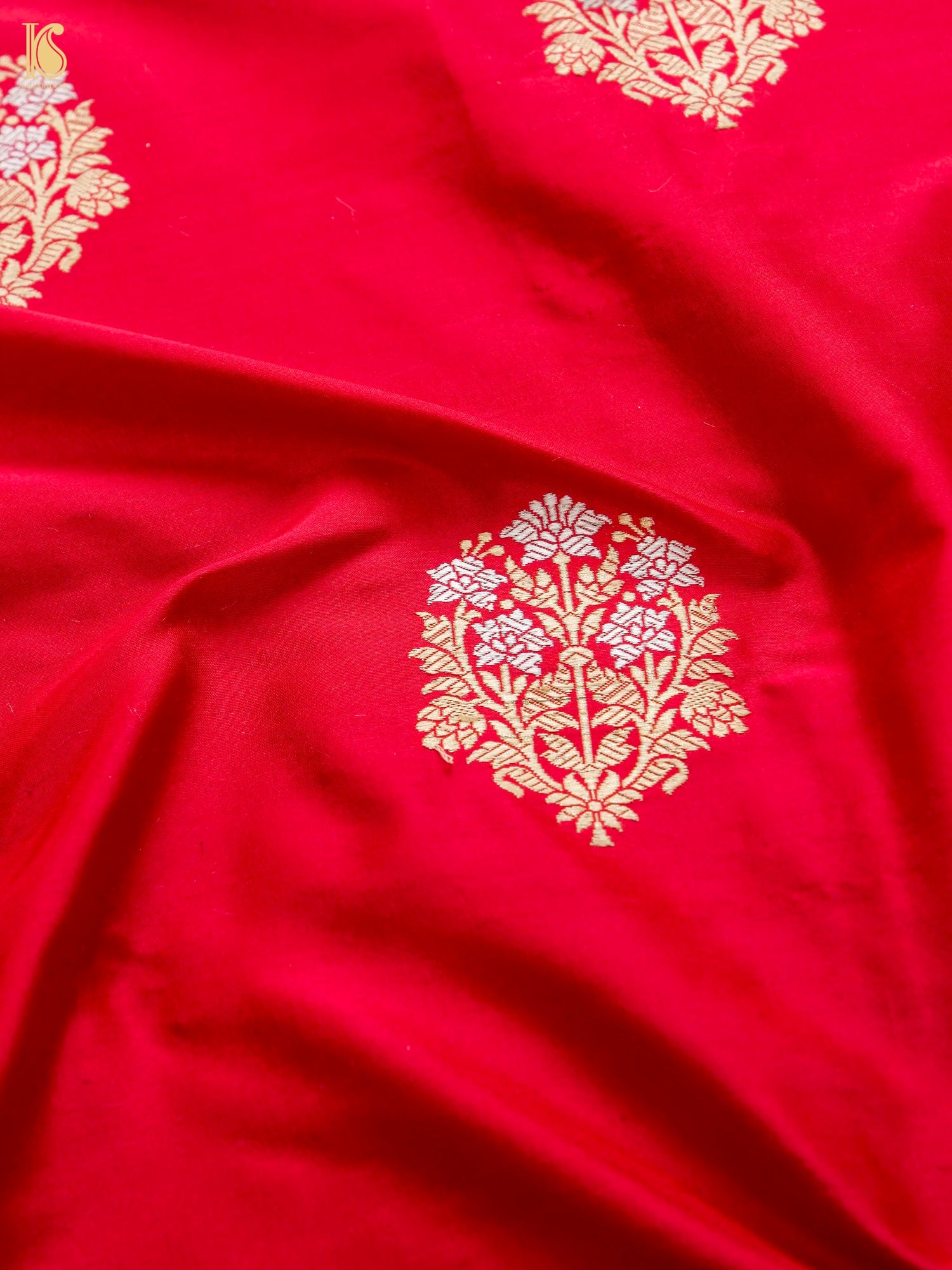 Handwoven Banarasi Katan Silk Suit Fabric Set