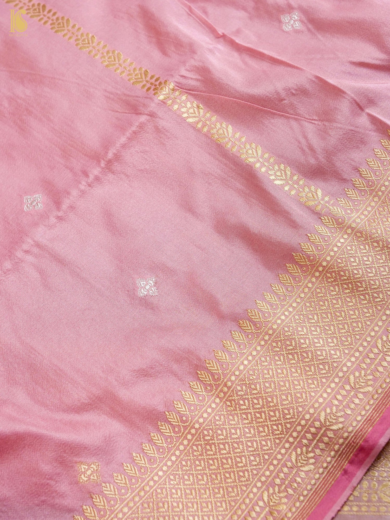 Handwoven Banarasi Katan Silk Suit Fabric Set