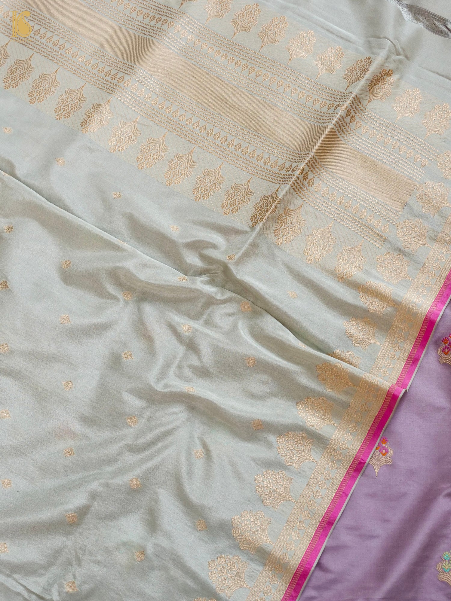 Handwoven Banarasi Katan Silk Suit Fabric Set