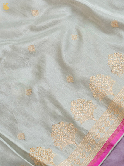 Handwoven Banarasi Katan Silk Suit Fabric Set