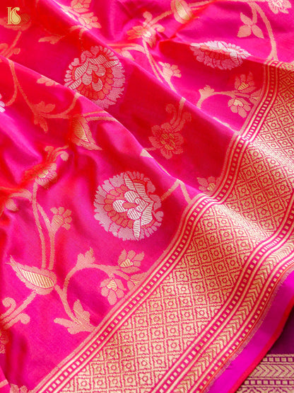 Handwoven Banarasi Katan Silk Suit Fabric Set