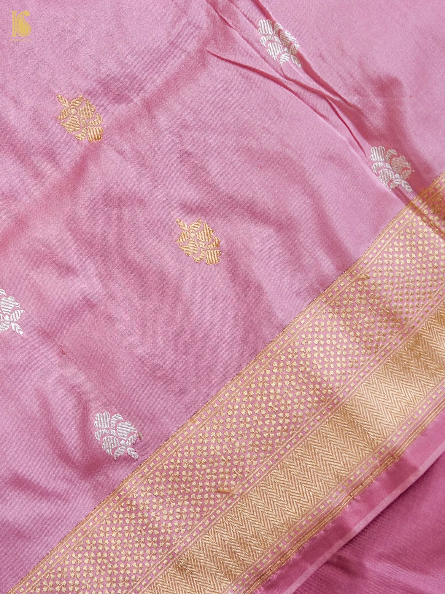 Handwoven Banarasi Katan Silk Suit Fabric Set