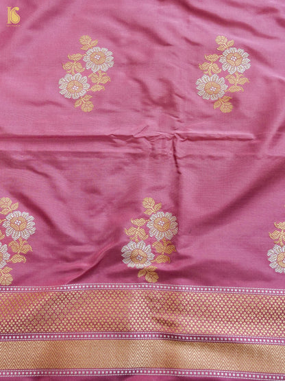 Handwoven Banarasi Katan Silk Suit Fabric Set