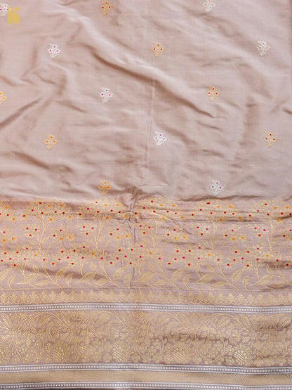 Handwoven Banarasi Katan Silk Suit Fabric Set