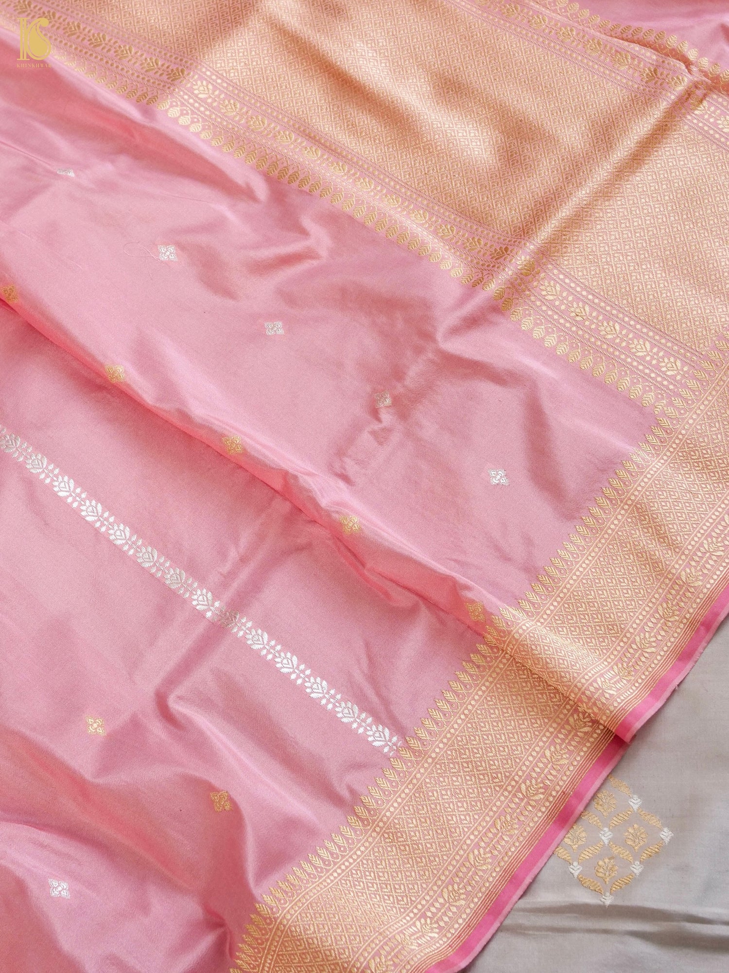 Handwoven Banarasi Katan Silk Suit Fabric Set