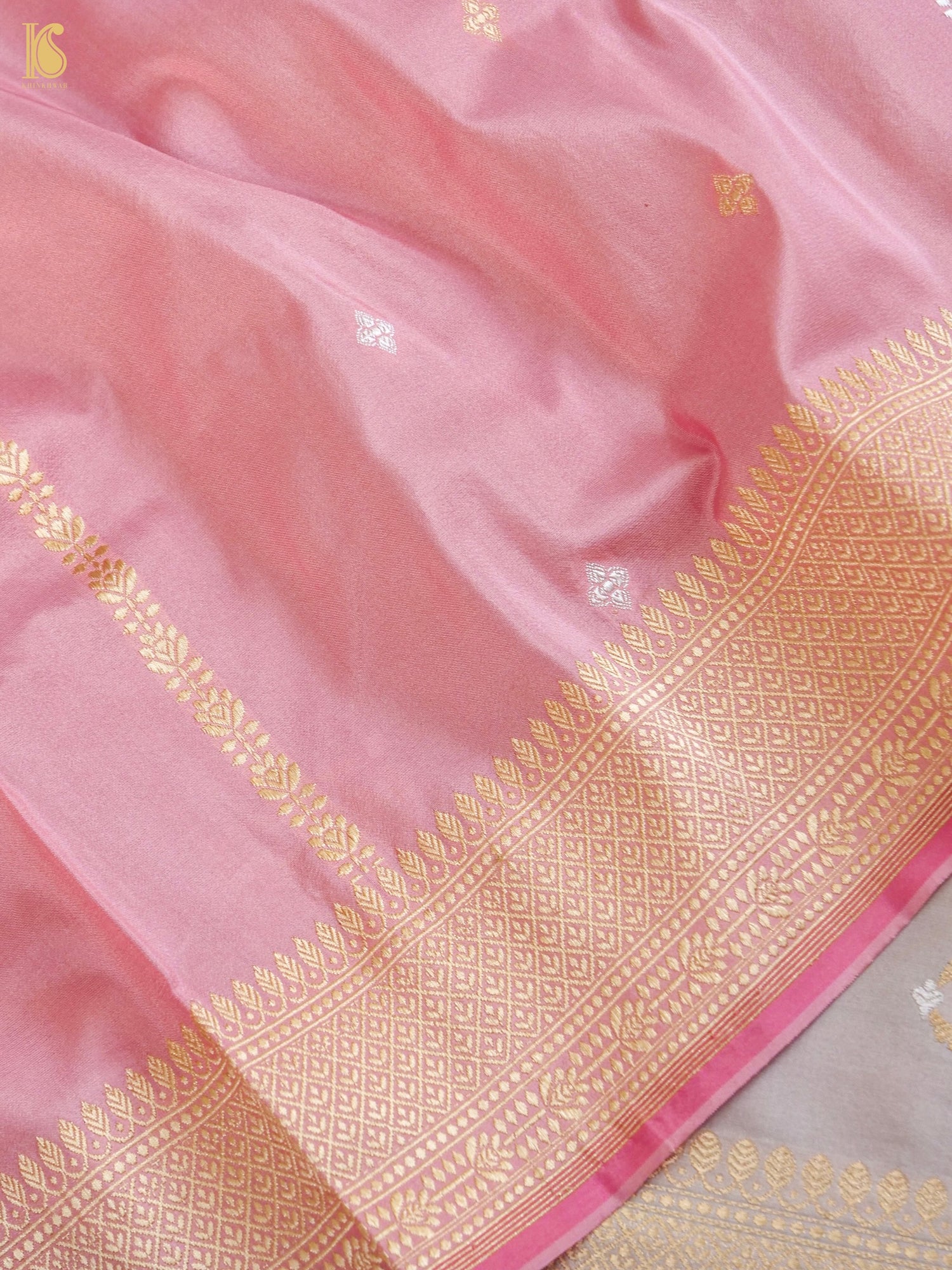 Handwoven Banarasi Katan Silk Suit Fabric Set