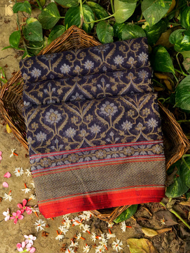 Banarasi Cotton Handloom Jamdani Ektara Saree