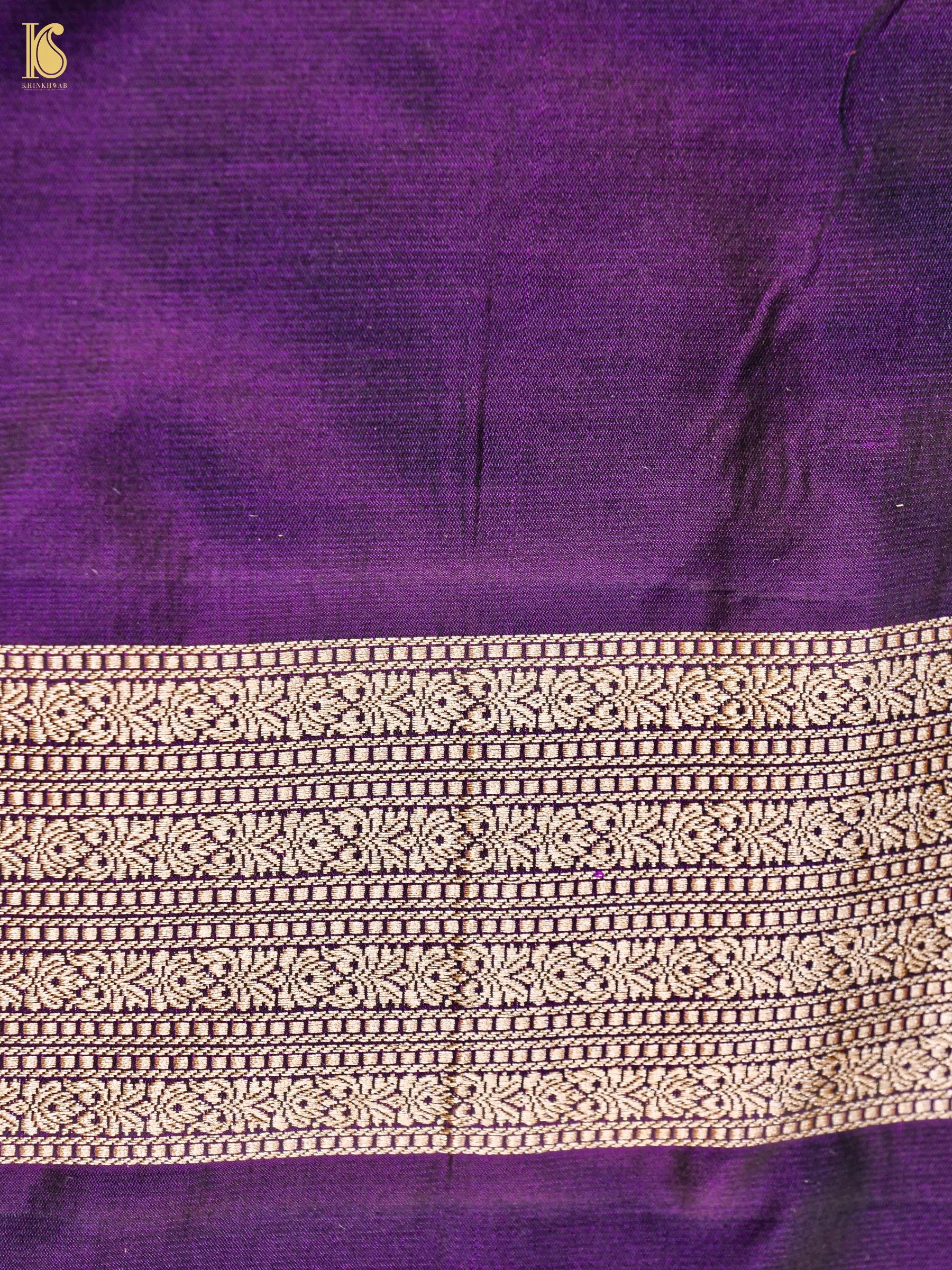 Banarasi Handloom Pure Katan Silk Saree with Tilfi Border