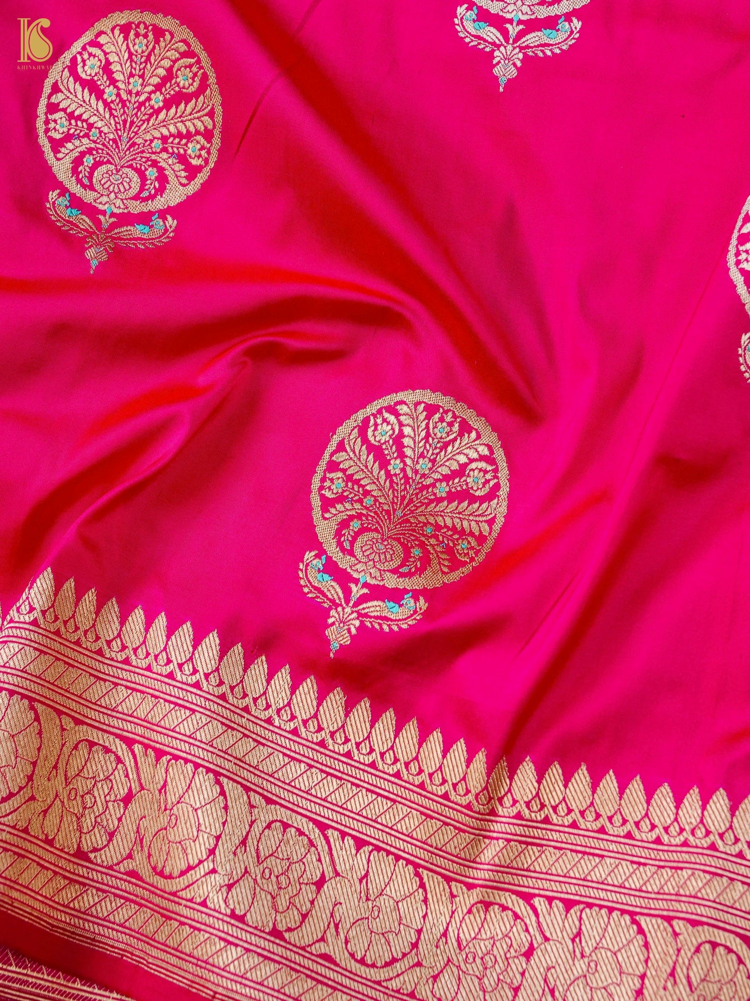 Banarasi Handloom Pure Katan Silk Kadwa Saree