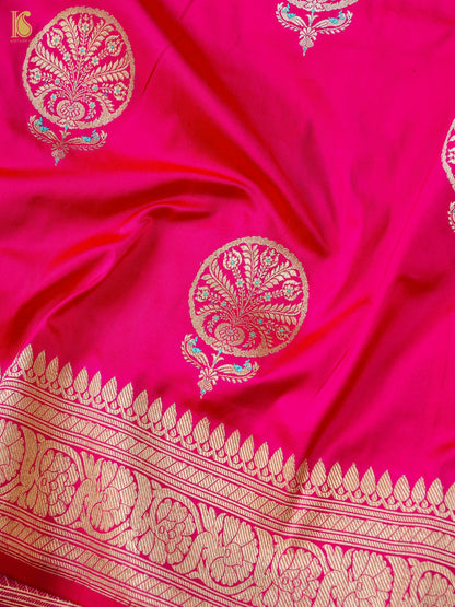 Banarasi Handloom Pure Katan Silk Kadwa Saree