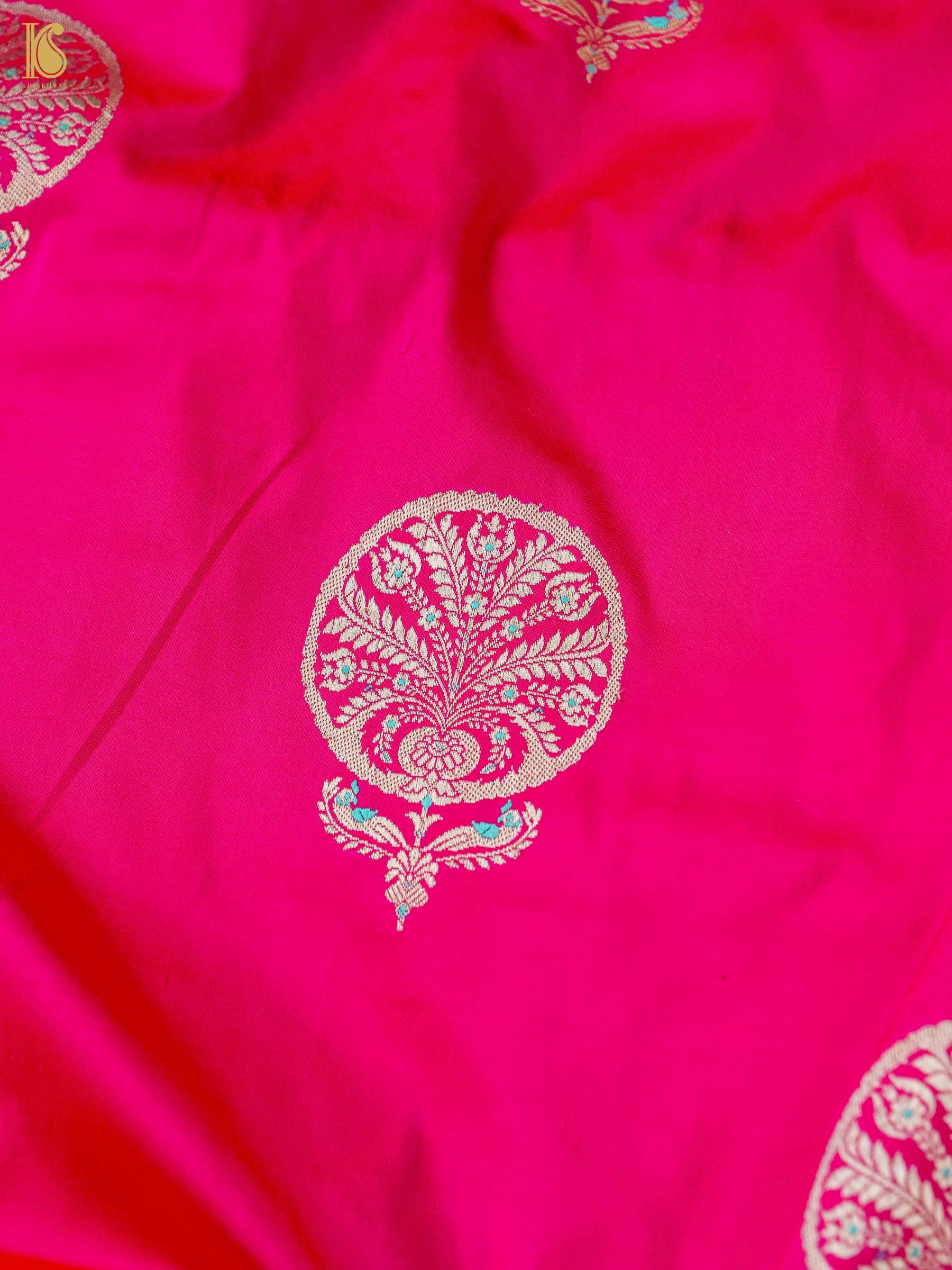 Banarasi Handloom Pure Katan Silk Kadwa Saree