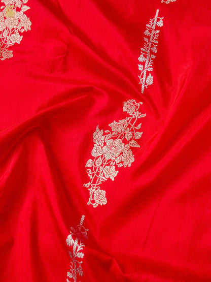 Banarasi Handloom Pure Katan Silk Kadwa Saree