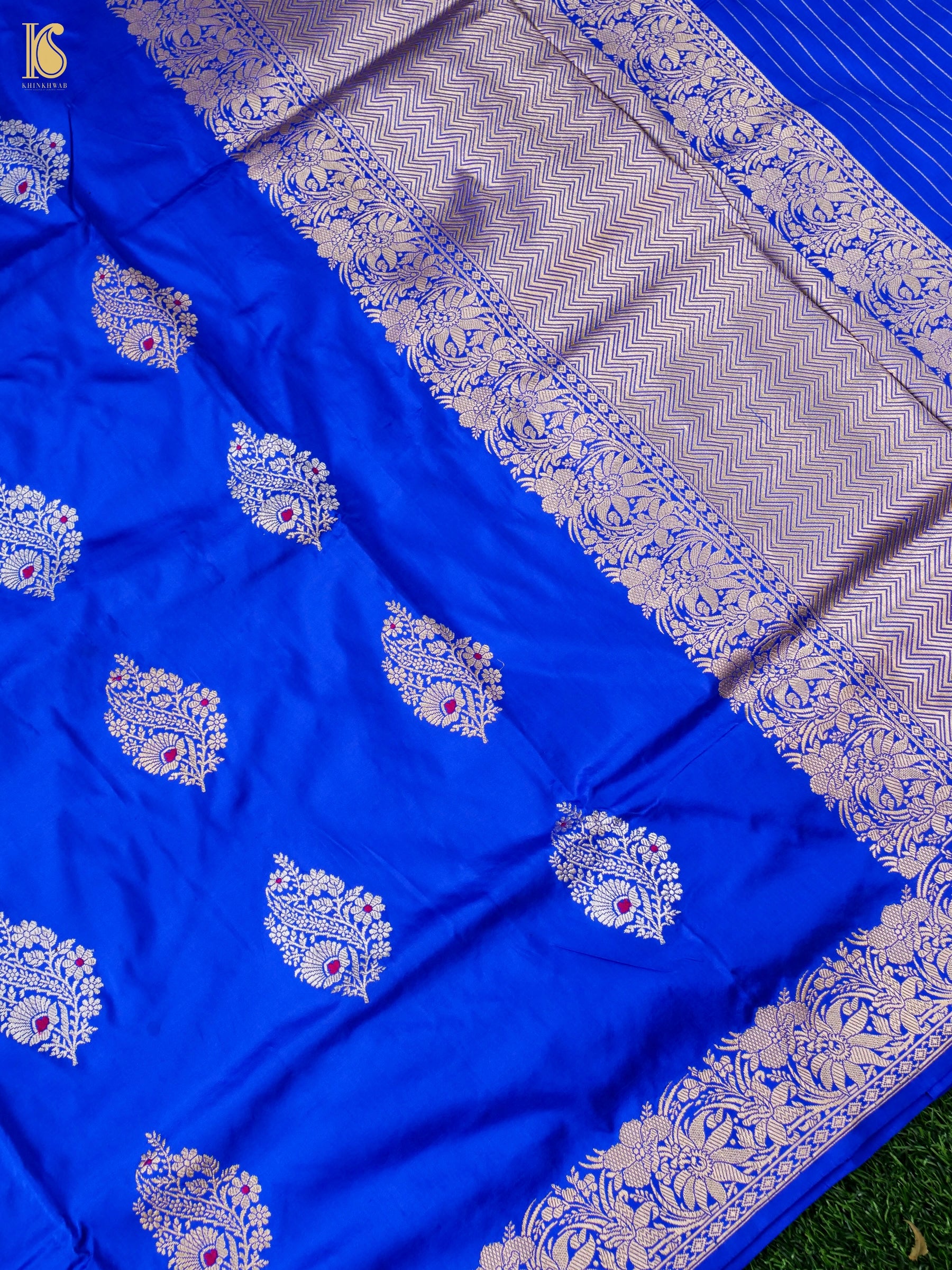 Banarasi Handloom Pure Katan Silk Kadwa Saree