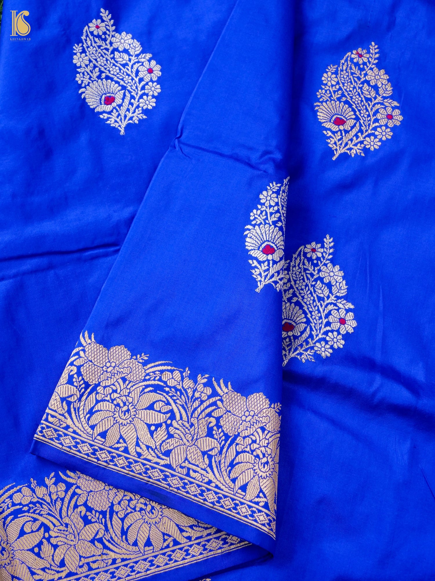 Banarasi Handloom Pure Katan Silk Kadwa Saree