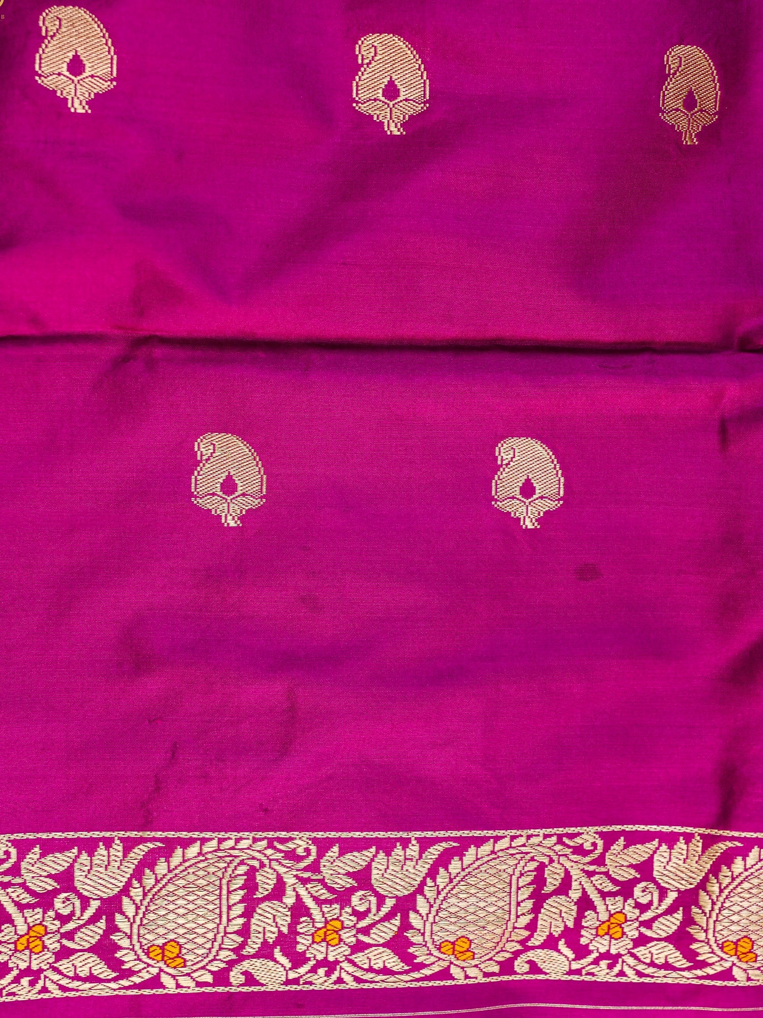 Banarasi Handloom Pure Katan Silk Kadwa Saree