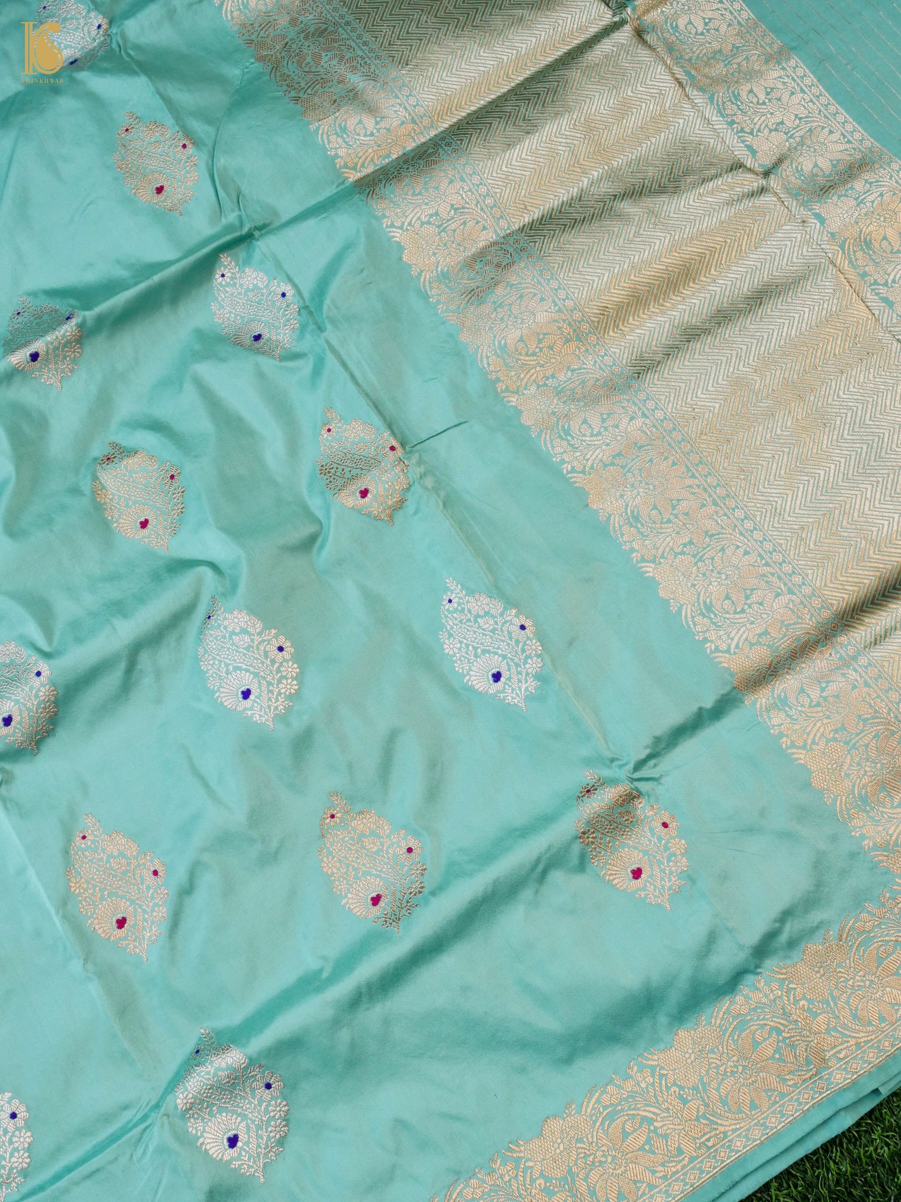 Banarasi Handloom Pure Katan Silk Kadwa Saree