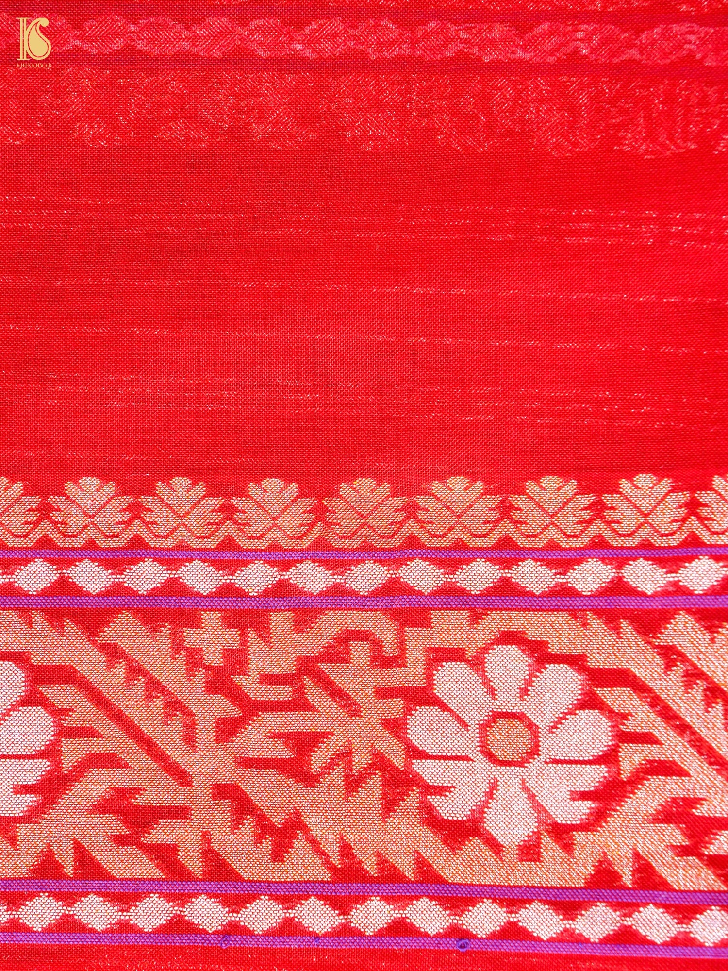 Banarasi Cotton Handloom Jamdani Ektara Saree