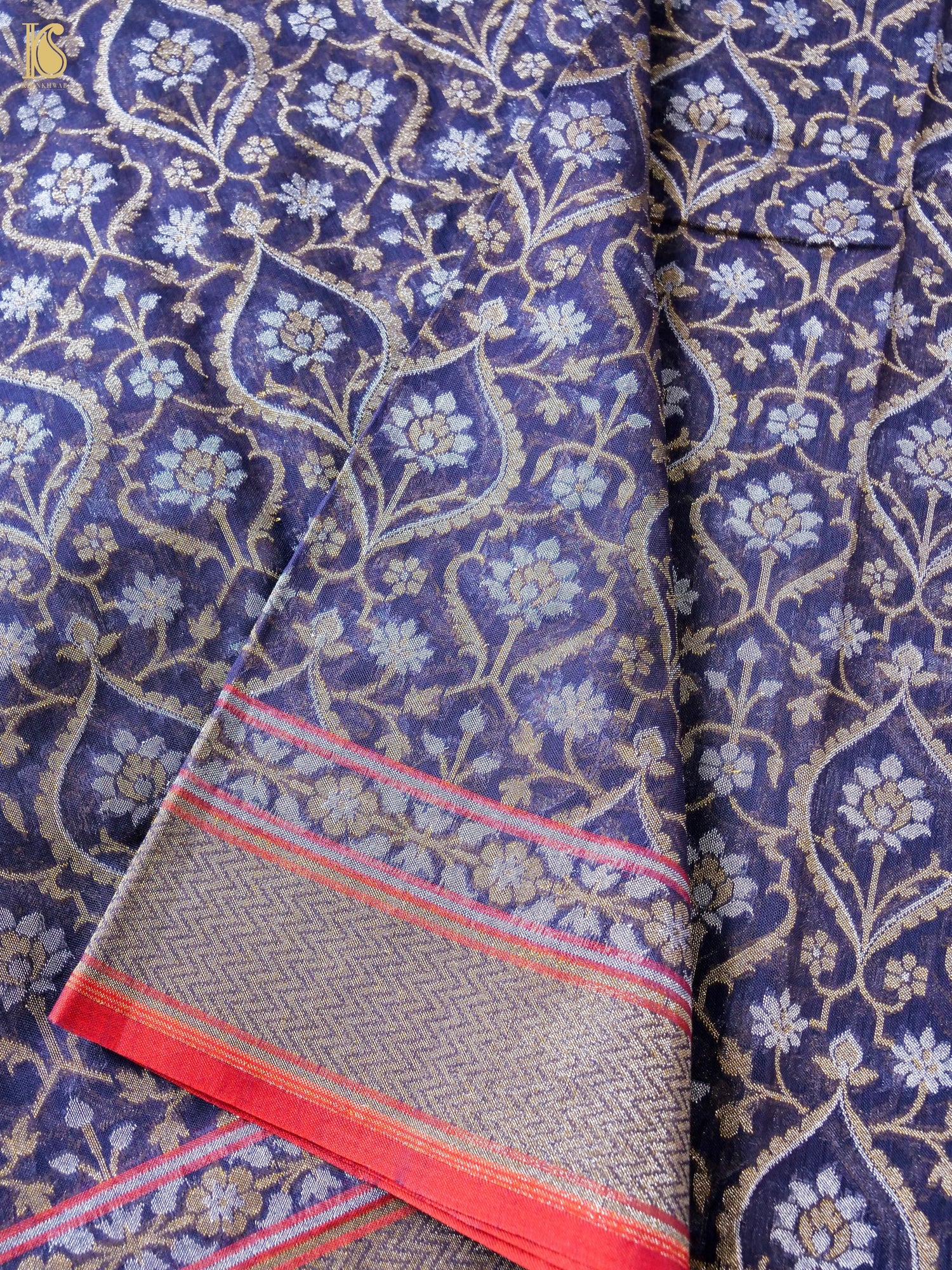 Banarasi Cotton Handloom Jamdani Ektara Saree