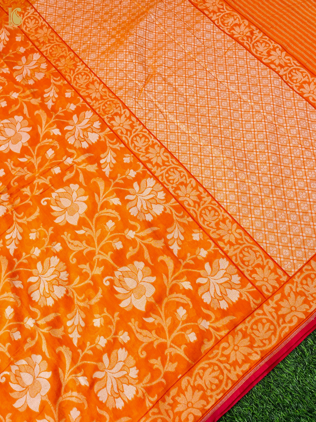 Banarasi Cotton Handloom Jamdani Ektara Saree