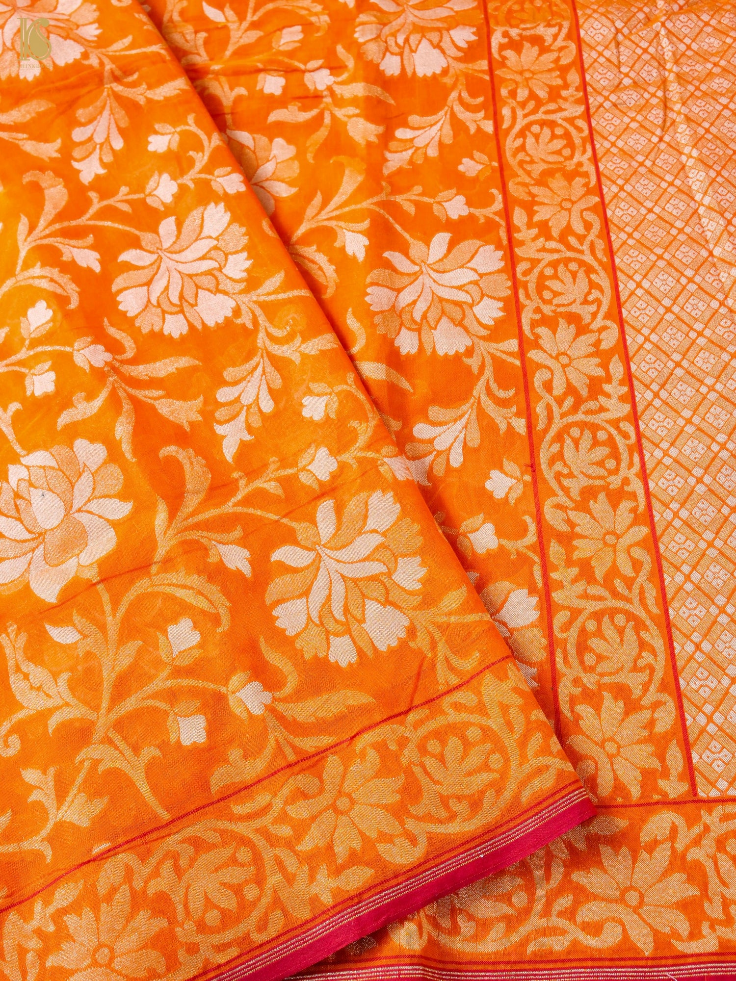 Banarasi Cotton Handloom Jamdani Ektara Saree