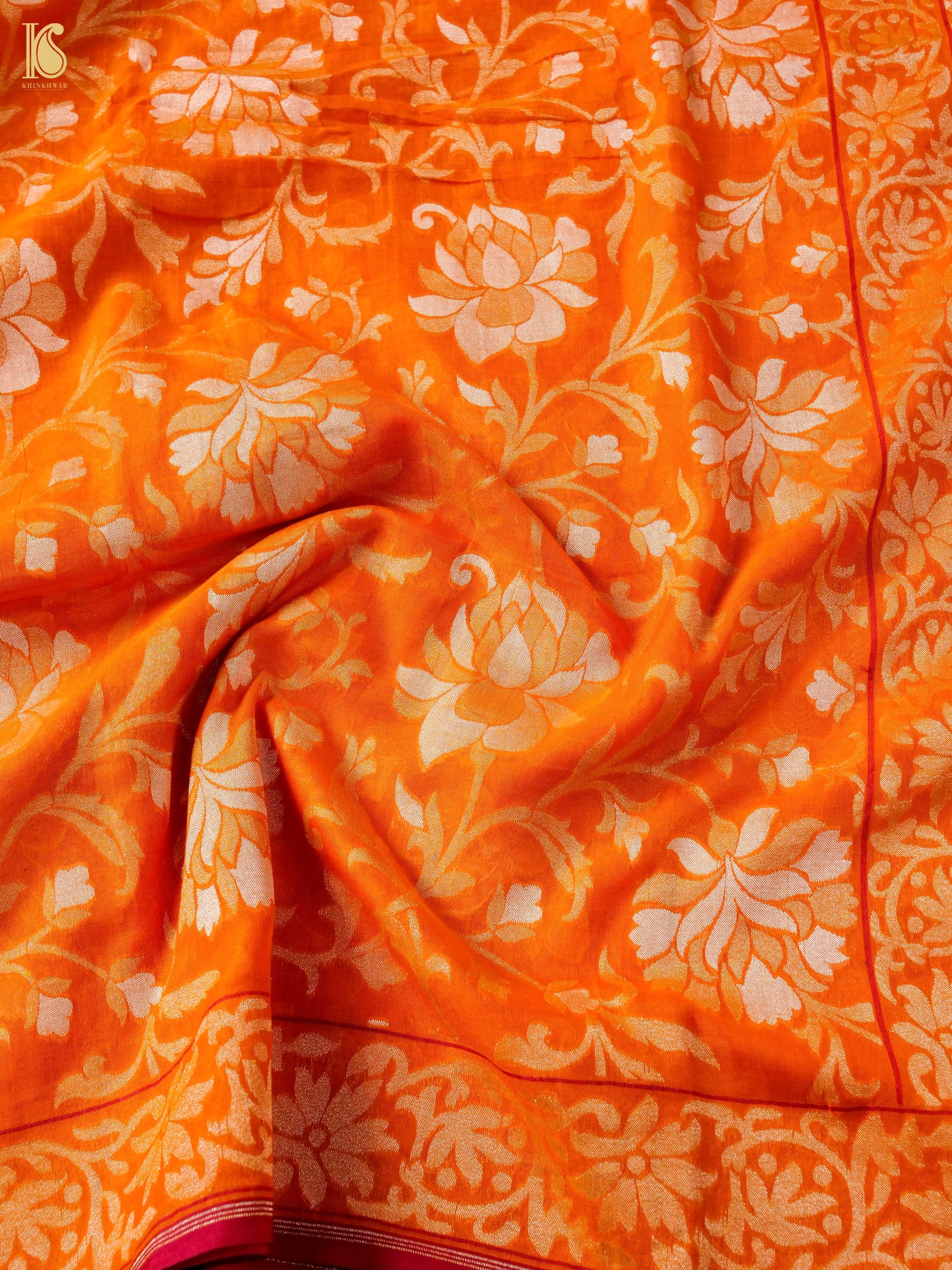 Banarasi Cotton Handloom Jamdani Ektara Saree