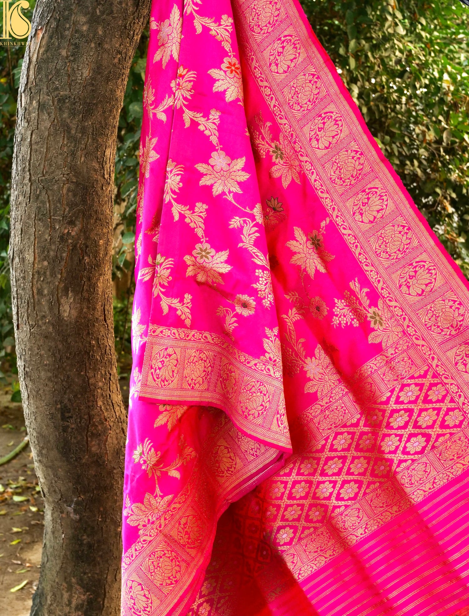 Handwoven Banarasi Katan Silk Kadwa Dupatta