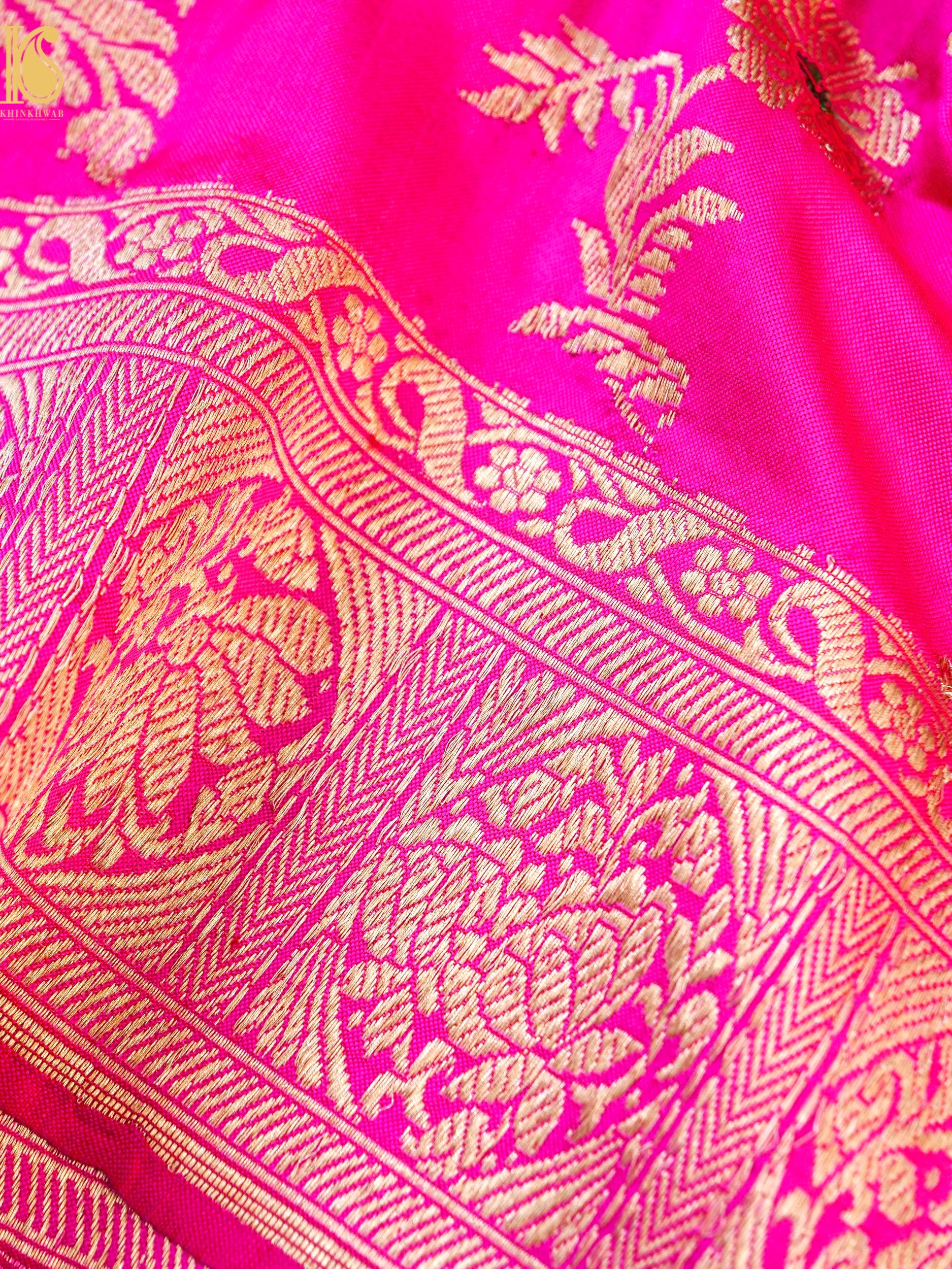 Handwoven Banarasi Katan Silk Kadwa Dupatta