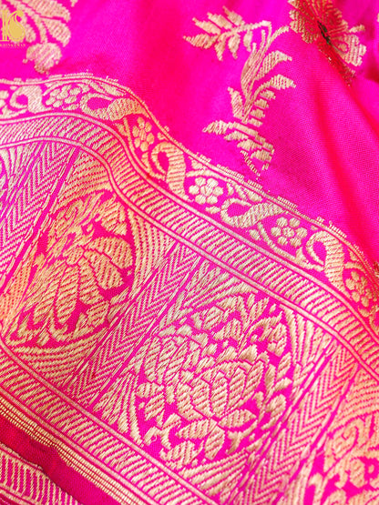 Handwoven Banarasi Katan Silk Kadwa Dupatta