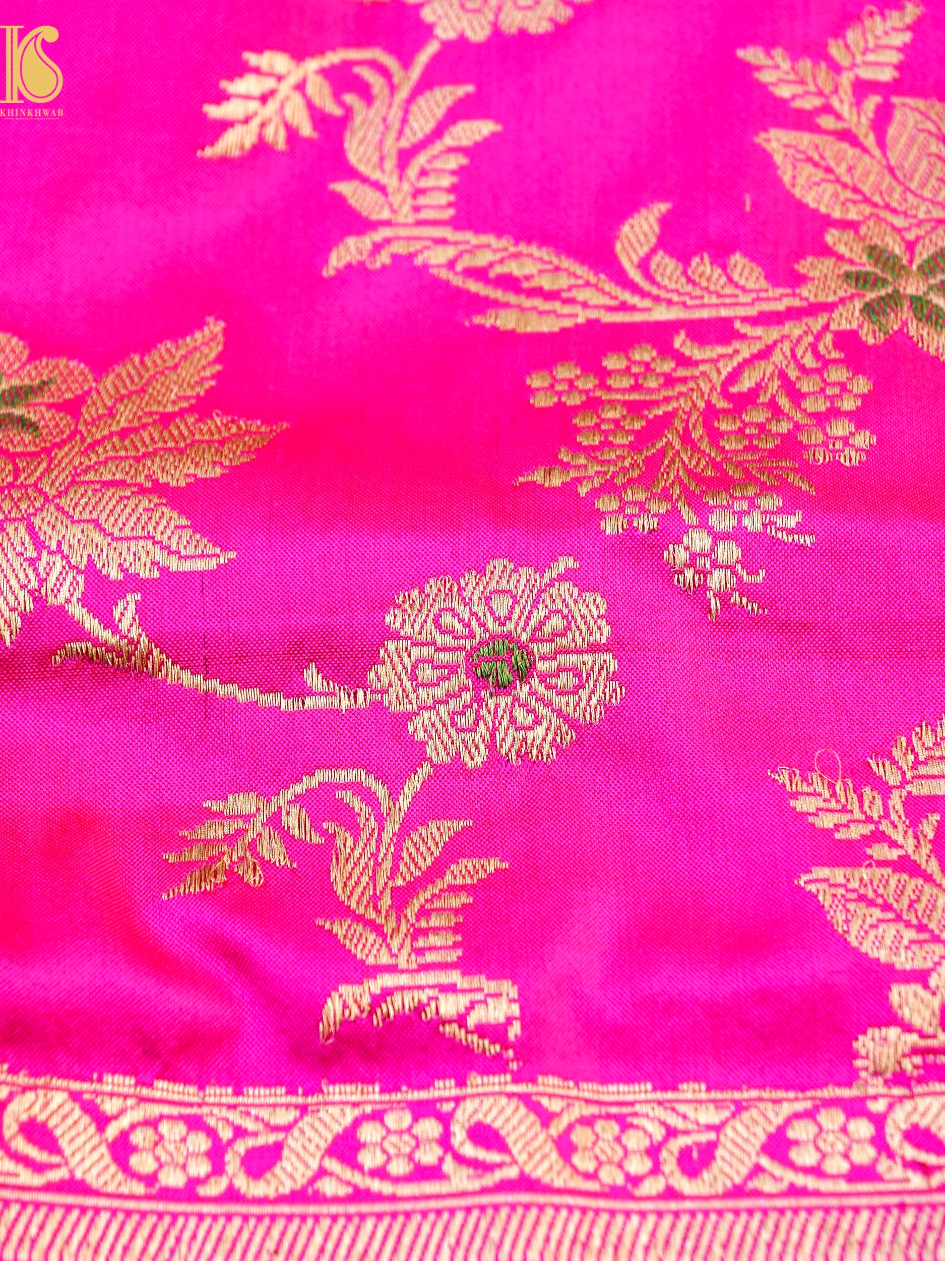 Handwoven Banarasi Katan Silk Kadwa Dupatta