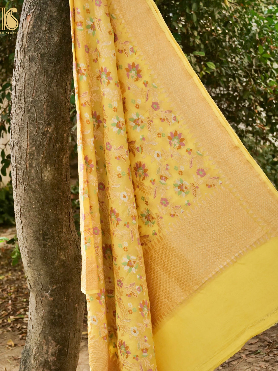 Georgette Silk Meenakari Banarasi Dupatta