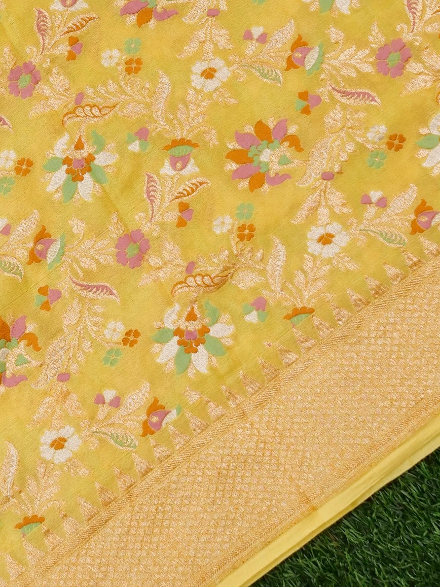 Georgette Silk Meenakari Banarasi Dupatta