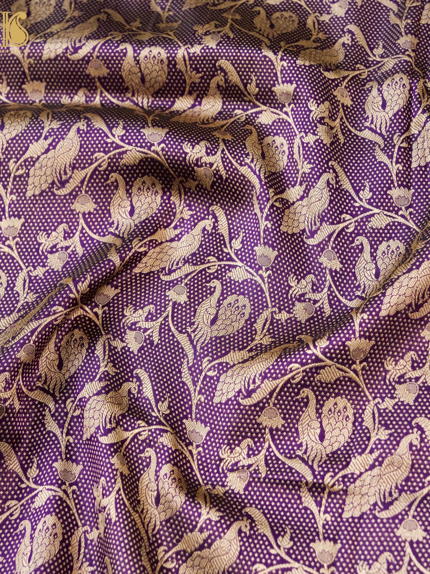 Handloom Banarasi Katan Silk Shikargah Dupatta