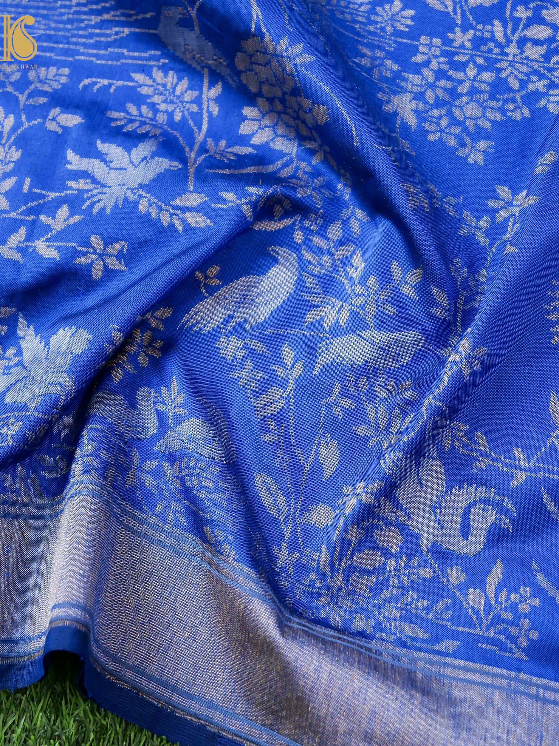 Handloom Banarasi Katan Silk Chidiya Dupatta