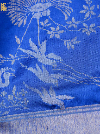 Handloom Banarasi Katan Silk Chidiya Dupatta