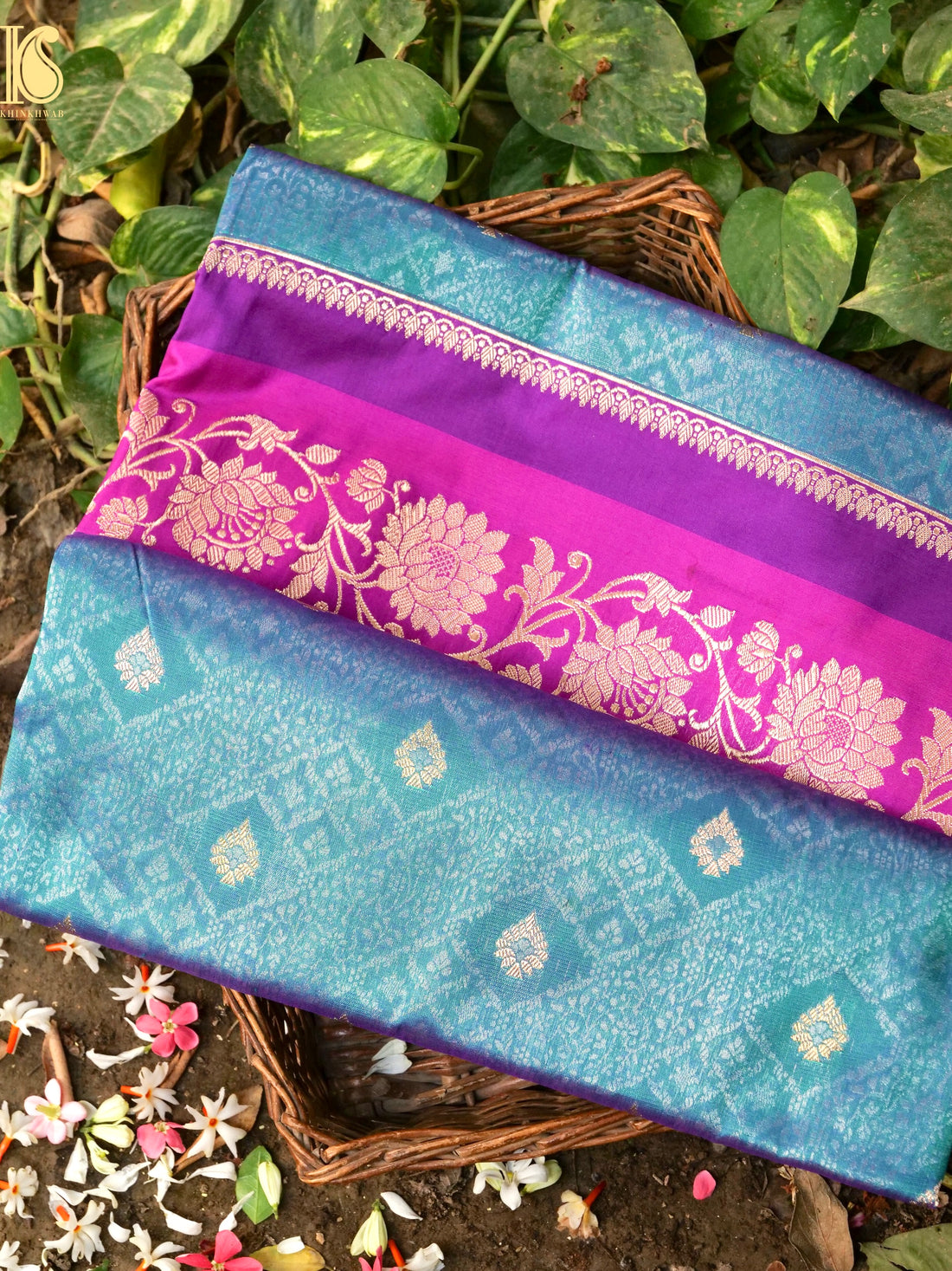 Banarasi Handloom Pure Katan Silk Kadwa Saree